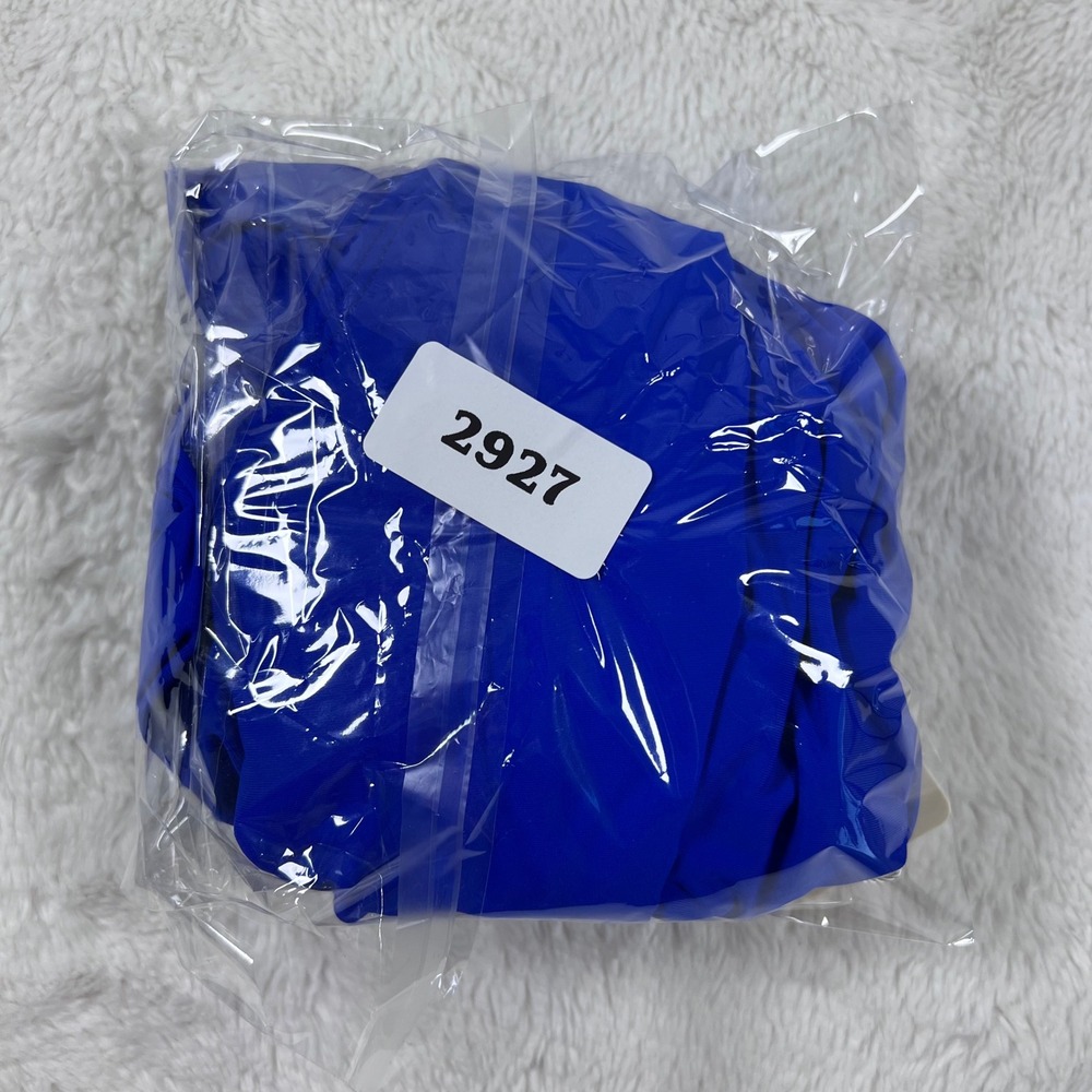 Ekouaer Womens Royal Blue Ruched One Piece Swimsuit Padded Sweetheart Size L NEW - Picture 11 of 11